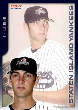 2004 Choice Staten Island Yankees #02 T.J. Beam Front