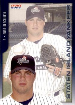 2004 Choice Staten Island Yankees #03 Brad Blackwell Front