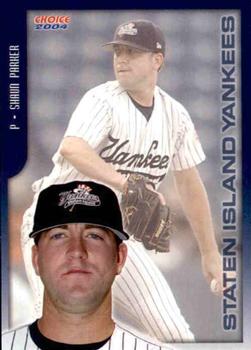 2004 Choice Staten Island Yankees #21 Shaun Parker Front