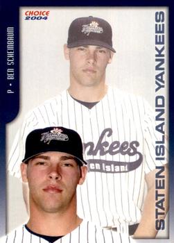 2004 Choice Staten Island Yankees #25 Ben Scheinbaum Front