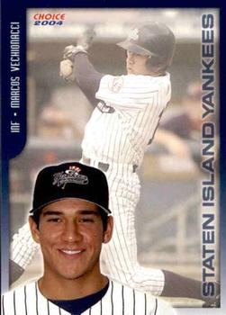 2004 Choice Staten Island Yankees #26 Marcos Vechionacci Front