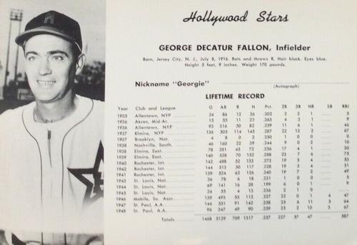 1949 Fan Pix Hollywood Stars #NNO George Decatur Fallon Front