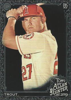 2019 Topps Allen & Ginter X #10 Mike Trout Front