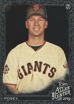2019 Topps Allen & Ginter X #52 Buster Posey Front