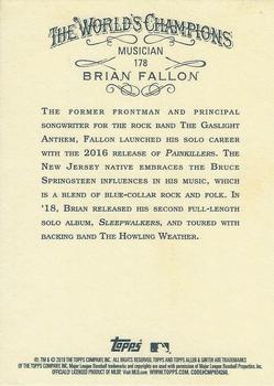 2019 Topps Allen & Ginter X #178 Brian Fallon Back