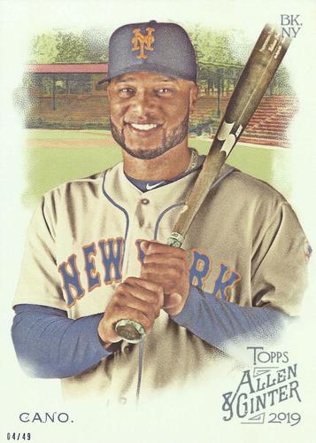 2019 Topps Allen & Ginter 5x7 #41 Robinson Cano Front