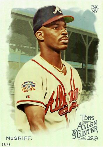 2019 Topps Allen & Ginter 5x7 #273 Fred McGriff Front