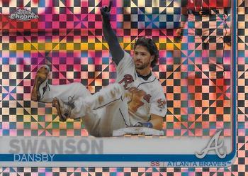 2019 Topps Chrome - X-Fractor #169 Dansby Swanson Front