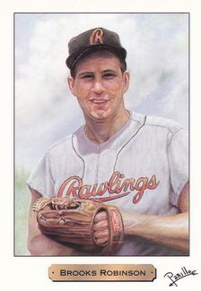 1992 PM Cards Rawlings Gold Glove Award #2 Brooks Robinson Front