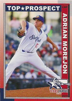 2019 Grandstand Texas League Top Prospects #NNO Adrian Morejon Front