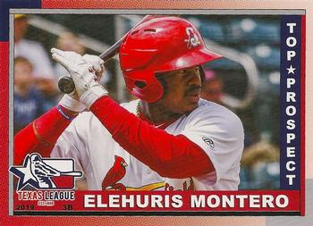 2019 Grandstand Texas League Top Prospects #NNO Elehuris Montero Front