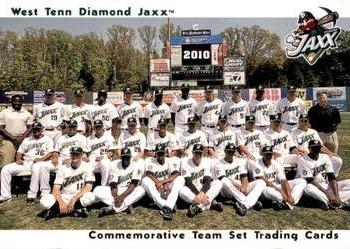 2010 Grandstand West Tenn Diamond Jaxx #NNO Checklist/Header Card Front