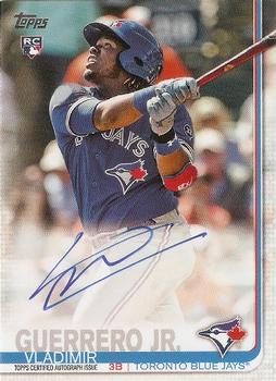 2019 Topps - Autographed Mystery Rookies #MRA-A Vladimir Guerrero Jr. Front
