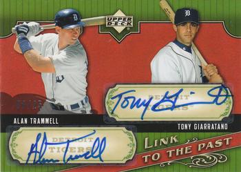 2005 Upper Deck Update - Link to the Past #LP-GT Tony Giarratano / Alan Trammell Front