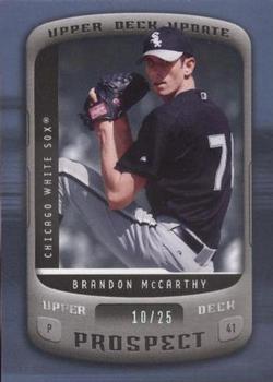 2005 Upper Deck Update - Prospects Platinum #105 Brandon McCarthy Front