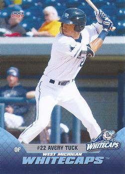 2019 Choice West Michigan Whitecaps #23 Avery Tuck Front