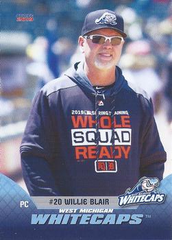 2019 Choice West Michigan Whitecaps #27 Willie Blair Front