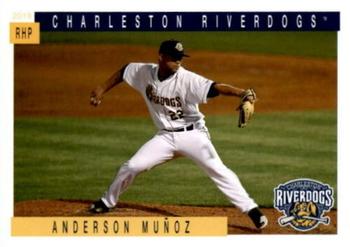 2019 Grandstand Charleston RiverDogs #NNO Anderson Munoz Front