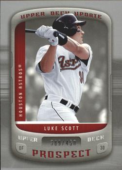 2005 Upper Deck Update - Prospects Silver #140 Luke Scott Front