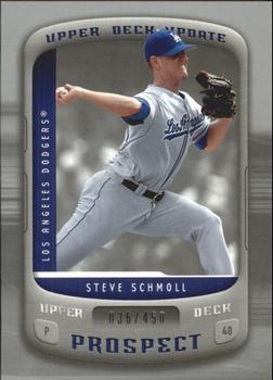 2005 Upper Deck Update - Prospects Silver #165 Steve Schmoll Front