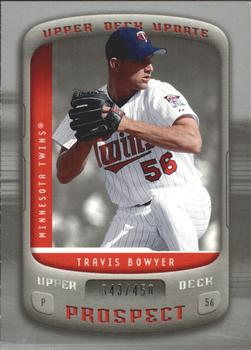 2005 Upper Deck Update - Prospects Silver #168 Travis Bowyer Front