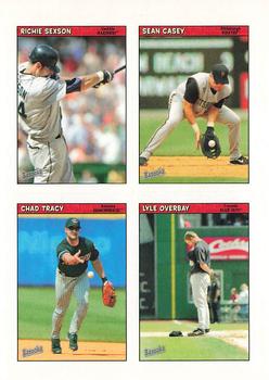 2006 Bazooka - 4-on-1 Stickers #49 Chad Tracy / Lyle Overbay / Richie Sexson / Sean Casey Front