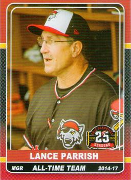 2019 Grandstand Erie SeaWolves 25th Anniversary SGA #NNO Lance Parrish Front