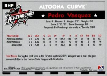 2019 Grandstand Eastern League All-Stars #NNO Pedro Vasquez Back