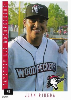 2019 Grandstand Fayetteville Woodpeckers #NNO Juan Pineda Front