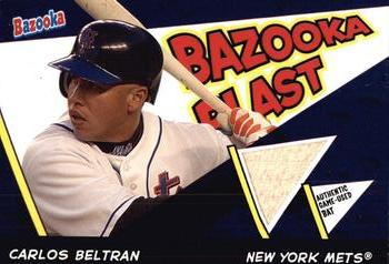 2006 Bazooka - Blasts Bat Relics #BBL-CB Carlos Beltran Front