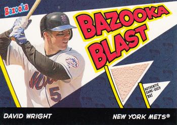 2006 Bazooka - Blasts Bat Relics #BBL-DW David Wright Front
