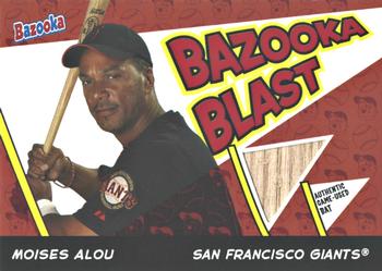 2006 Bazooka - Blasts Bat Relics #BBL-MA Moises Alou Front
