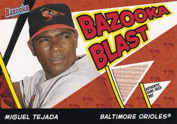 2006 Bazooka - Blasts Bat Relics #BBL-MT Miguel Tejada Front