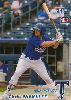 2019 Grandstand Tulsa Drillers #NNO Chris Parmelee Front