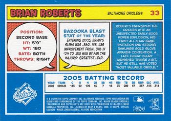 2006 Bazooka - Blue Fortune #33 Brian Roberts Back