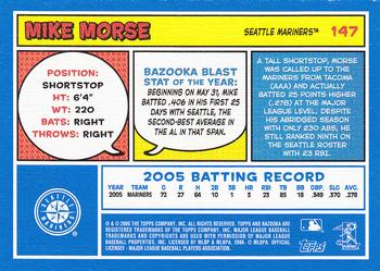 2006 Bazooka - Blue Fortune #147 Mike Morse Back