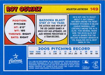 2006 Bazooka - Blue Fortune #149 Roy Oswalt Back