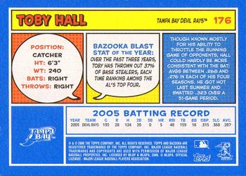 2006 Bazooka - Blue Fortune #176 Toby Hall Back