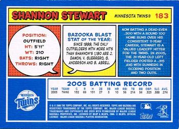 2006 Bazooka - Blue Fortune #183 Shannon Stewart Back