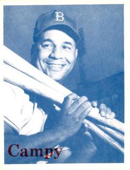 1974 TCMA 1952 Brooklyn Dodgers - Blue/White Red Names / Red Backs #NNO Roy Campanella Front