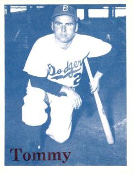 1974 TCMA 1952 Brooklyn Dodgers - Blue/White Red Names / Red Backs #NNO Tommy Holmes Front