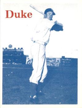 1974 TCMA 1952 Brooklyn Dodgers - Blue/White Red Names / Red Backs #NNO Duke Snider Front