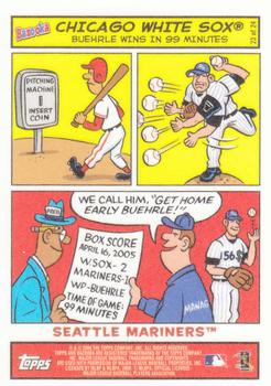 2006 Bazooka - Comics #23 White Sox / Mariners Front