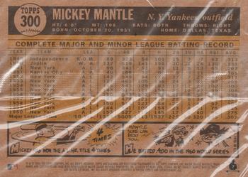 2006 Bazooka - Mickey Mantle Jumbo Reprints #1961 Mickey Mantle Back
