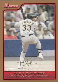 2006 Bowman - Gold #1 Nick Swisher Front