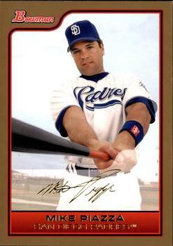 2006 Bowman - Gold #86 Mike Piazza Front
