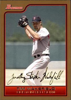 2006 Bowman - Gold #155 Tim Wakefield Front