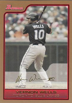 2006 Bowman - Gold #186 Vernon Wells Front