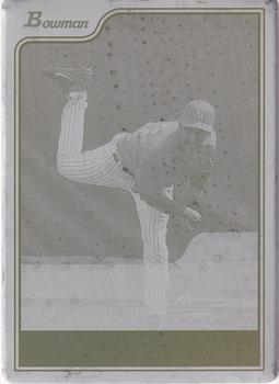 2006 Bowman - Printing Plates Yellow #141 Mike Mussina Front
