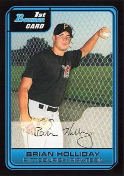 2006 Bowman - Prospects #B4 Brian Holliday Front